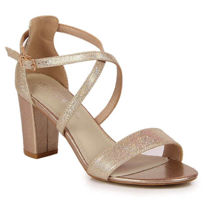 Goldene Filippo W PAW355B Sandalen auf der Post