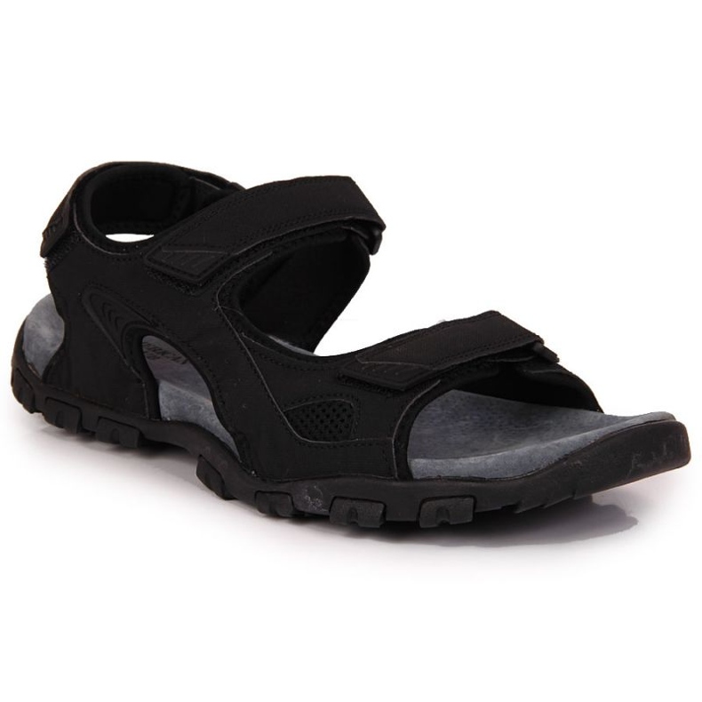 Sandalen mit Klettverschluss American Club M AM886 schwarz