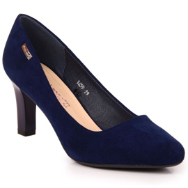 Pumps auf der Post Wildleder Sergio Leone W SK39Y marineblau