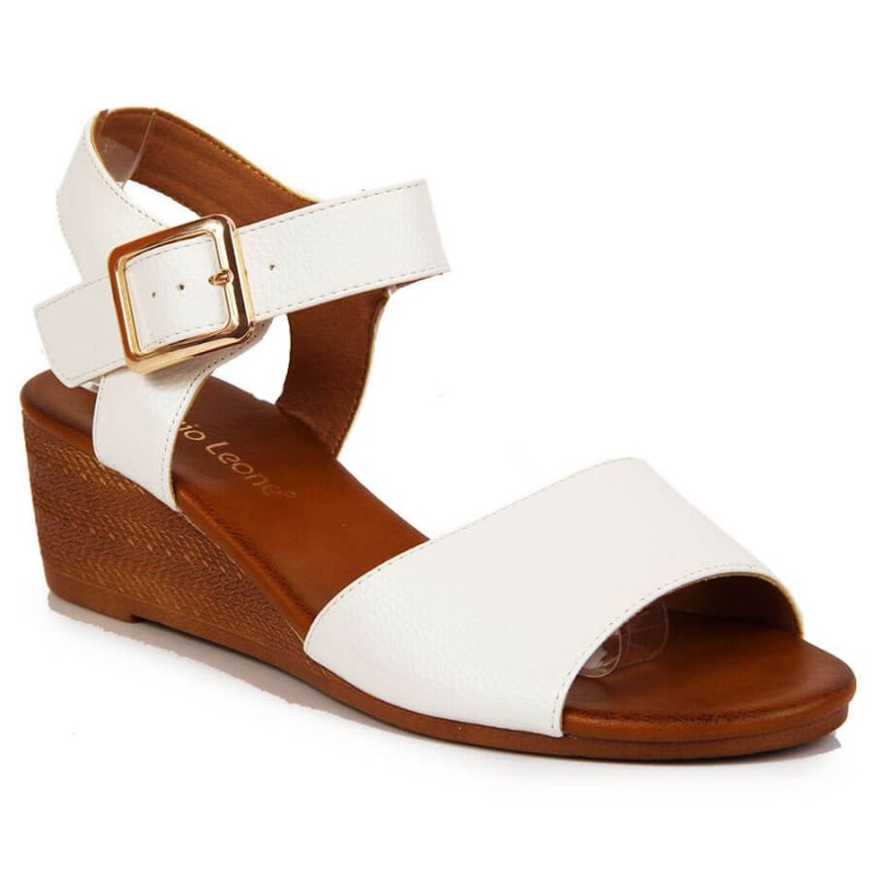 Sandalen auf dem keil Sergio Leone W SK376B weiß