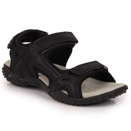 Sandalen mit Klettverschluss American Club W AM887A schwarz