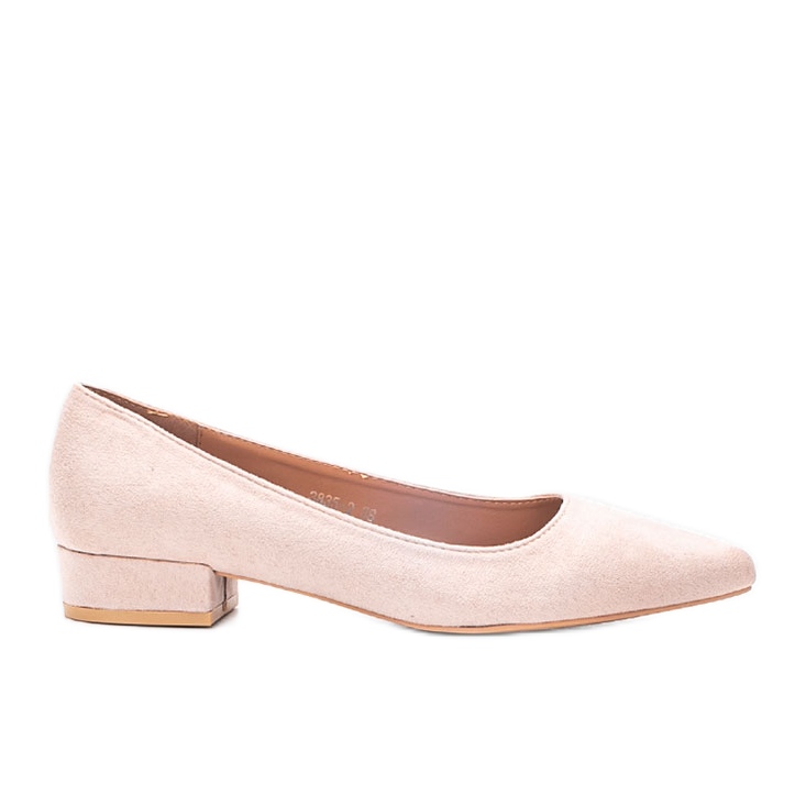 Beige Pumps mit hohen Absätzen von Jody