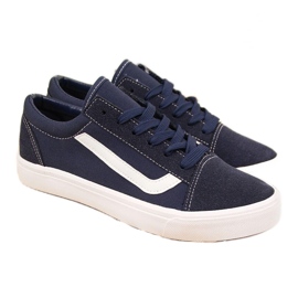 Marineblaue Low-Top-Sneaker von Atletico
