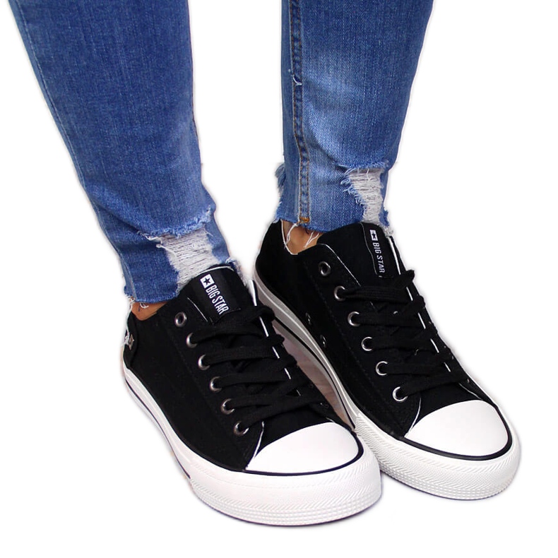 Schwarze Big Star DD274338 Low-Top-Sneaker