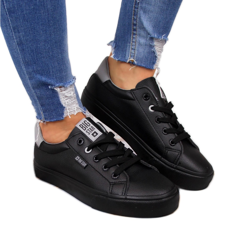 Schwarze Big Star EE274314 Low-Top-Sneaker