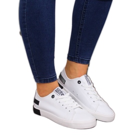 Niedriges Öko-Leder weiß Big Star FF274175