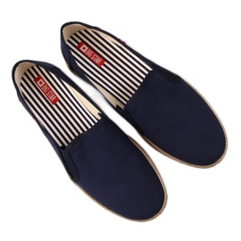 Damen-Espadrilles zum Hineinschlüpfen in Marineblau Big Star FF276036