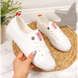 Niedriges Öko-Leder weiß Big Star GG274005