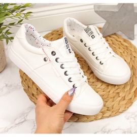 Niedriges Öko-Leder weiß Big Star GG274060