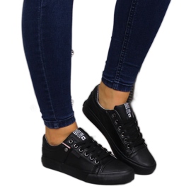 Niedriges Öko-Leder schwarz Big Star GG274061