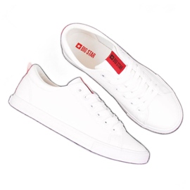 Low-Top-Sneaker aus weißem Kunstleder Big Star DD274685