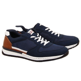 Lässige marineblaue Sportschuhe für Herren Rieker B5129