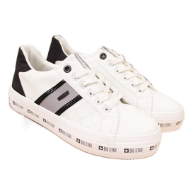 Weiße Low-Top-Sneaker für Damen Big Star II274071