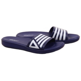 Marineblaue Badeschuhe für Herren von Atletico navy blau