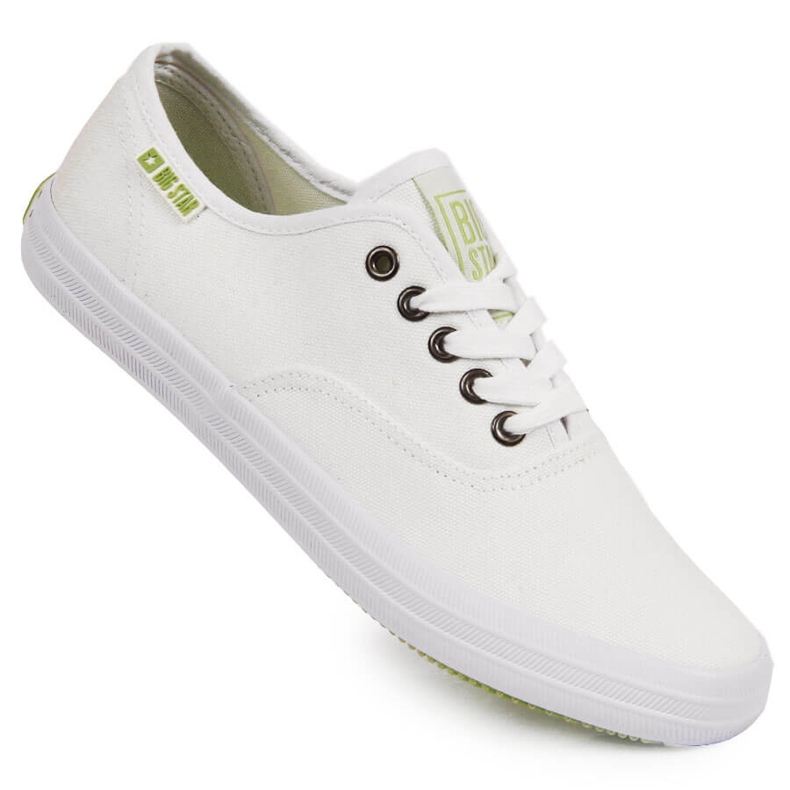 Big Star weiße Textil-Sneakers JJ274260