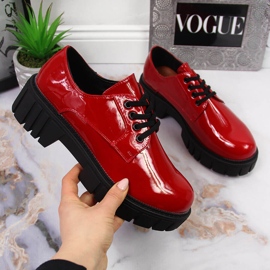 Damenstiefel mit Plateau rot Laura La.Fi