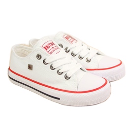 Weiße Kinderturnschuhe Big Star FF374200 ['weiß']