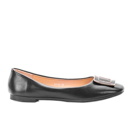 Purvis Schwarze Ballerinas