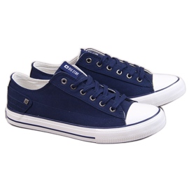 Marineblaue Low-Top-Sneaker Big Star DD174270 für Herren