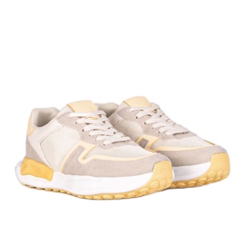 Gelbe Misano-Sneaker für Damen beige