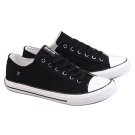 Schwarze niedrige Herrensneaker Big Star DD174273