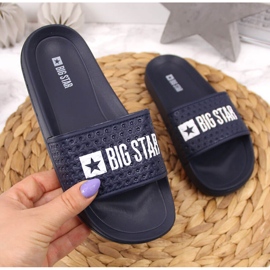 Sporthausschuhe für Kinder Big Star GG374802 marineblau