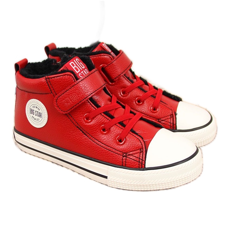 Rote isolierte Kindersneaker Big Star GG374034