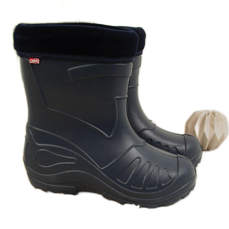 Kinder-Schneestiefel mit abnehmbarem Wärmer, marineblauer Befado navy blau