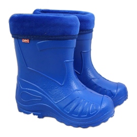 Kinder-Schneestiefel mit abnehmbarem Unterzieher, blau Befado