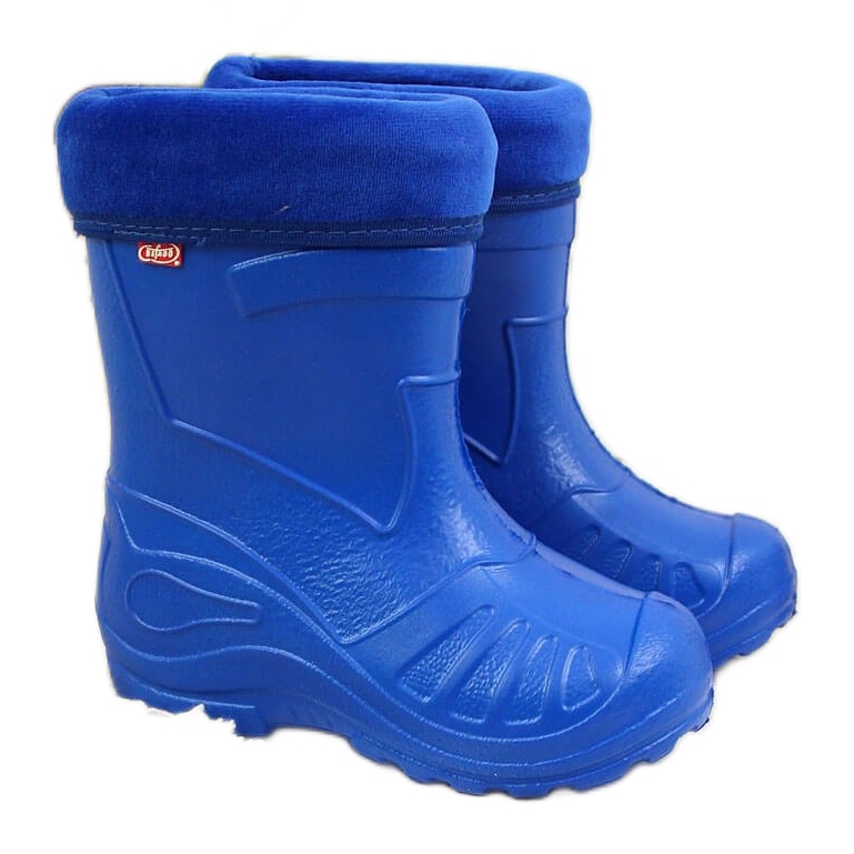 Kinder-Schneestiefel mit abnehmbarem Unterzieher, blau Befado