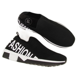 Sportsocken für Damen schlüpfen in schwarze Filippo-Schuhe