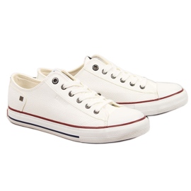 Herren Low-Top-Sneaker aus weißem Kunstleder Big Star II174001