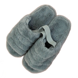 Graue Damenhausschuhe von Seastar home grau