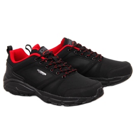 Wasserdichter Trekking-Sportschuh von DK in Schwarz und Rot