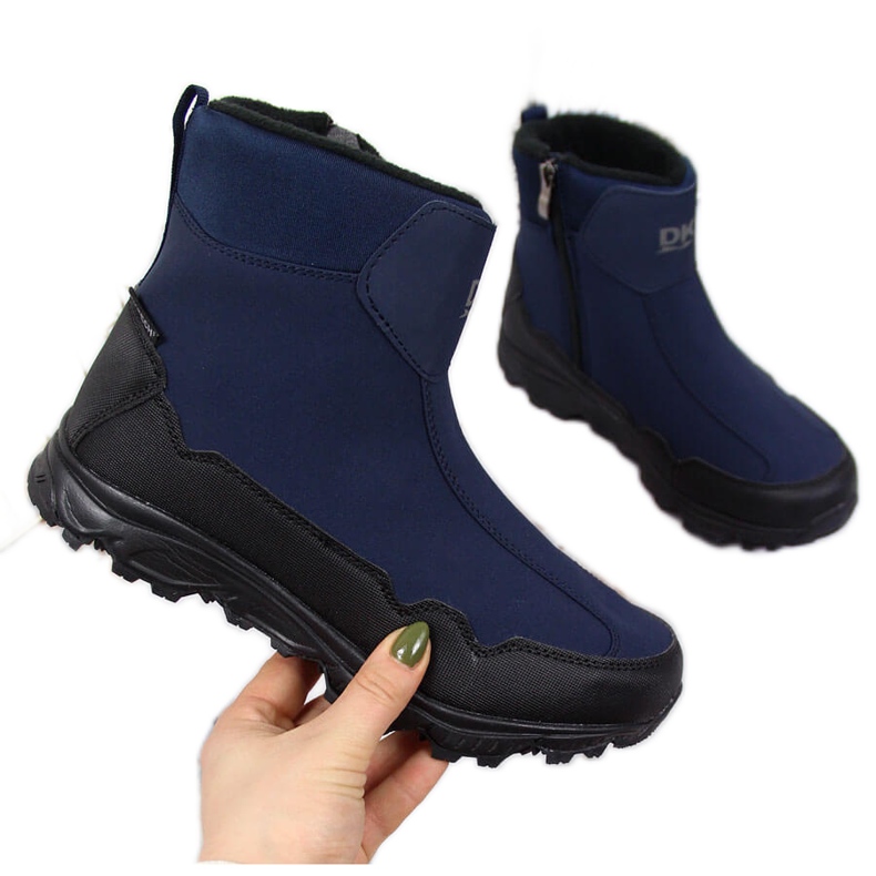 Wasserdichte marineblaue DK-Schneestiefel
