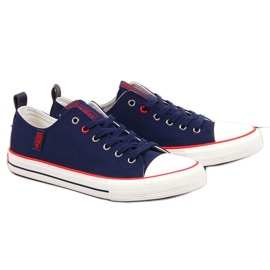 Herren-Low-Top-Sneaker Marineblau Big Star JJ174060