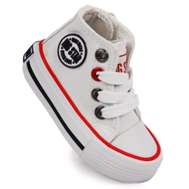 Weiße Kinderturnschuhe Big Star HH374187