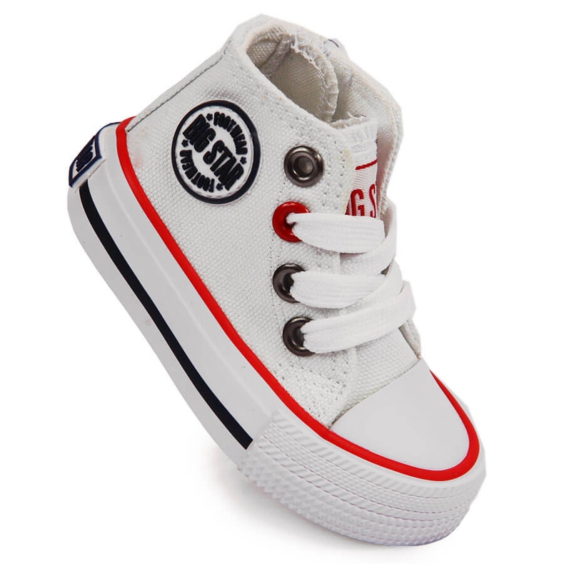 Weiße Kinderturnschuhe Big Star HH374187