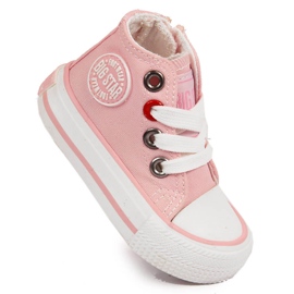 Rosa High-Top-Sneaker für Mädchen Big Star HH374191