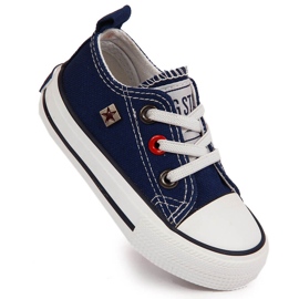 Marineblaue Turnschuhe Big Star für Kinder HH374195