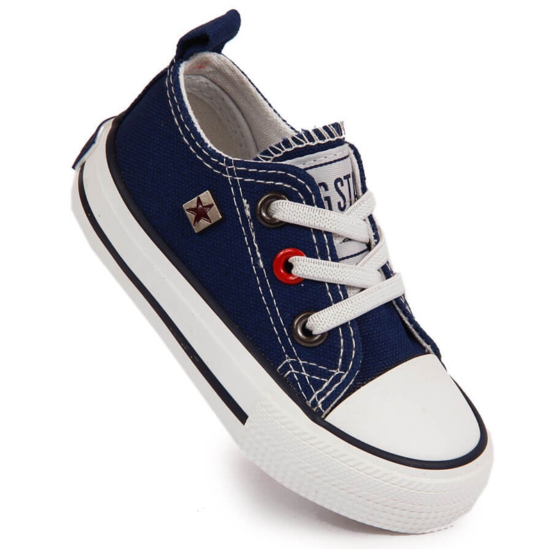 Marineblaue Turnschuhe Big Star für Kinder HH374195