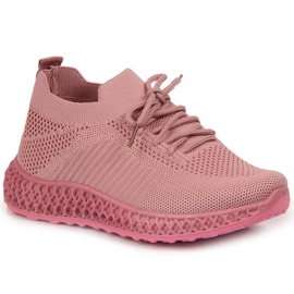 Sportschuhe aus rosa Mesh für Mädchen NEWS