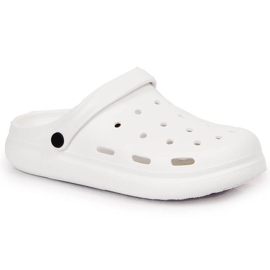 Weiße Flip-Flops aus Schaumstoff von Atletico