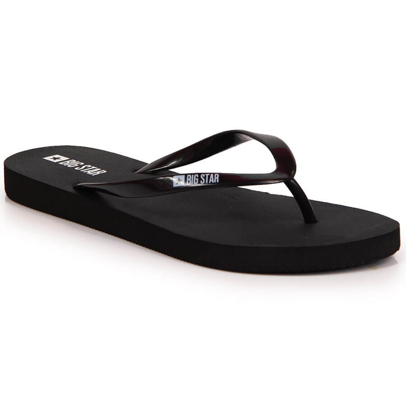 Black Big Star trägt schwarze Damen-Flip-Flops JJ274A379