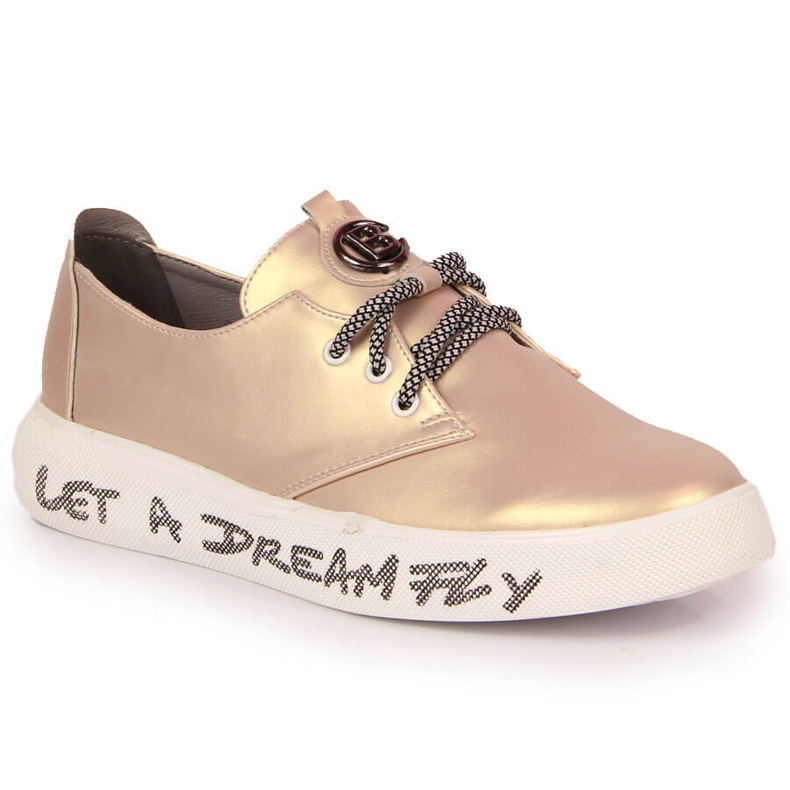 S.Barski Damen-Brogues mit perlrosa Plateau von S. Barski