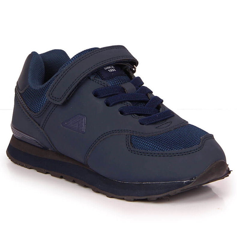 American Club marineblaue Sportschuhe mit Klettverschluss für Kinder navy blau