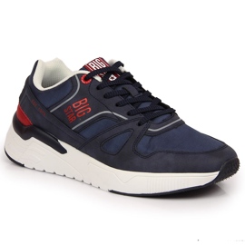 Lässige marineblaue Sportschuhe für Herren Big Star JJ174277