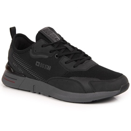 Schwarze Big Star Herren Freizeitschuhe JJ174292