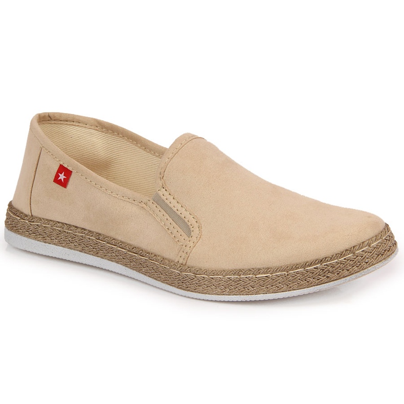 Damen-Espadrilles zum Hineinschlüpfen beige Big Star JJ276001