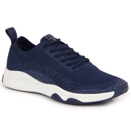 Marineblaue Sportschuhe für Herren von American Club navy blau